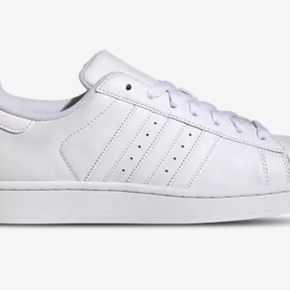 Adidas superstar White /white (size 4.5 men’s)(women’s size 6 )
